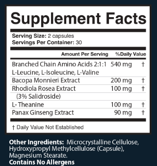 MemoMatrix Supplement Facts